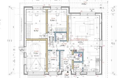 Stavebný pozemok s projektom na rodinný dom s garážou