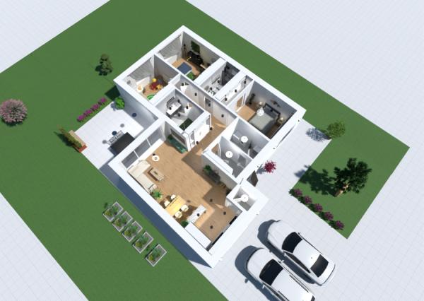 Moderné rodinné domy v Bielom Kostole