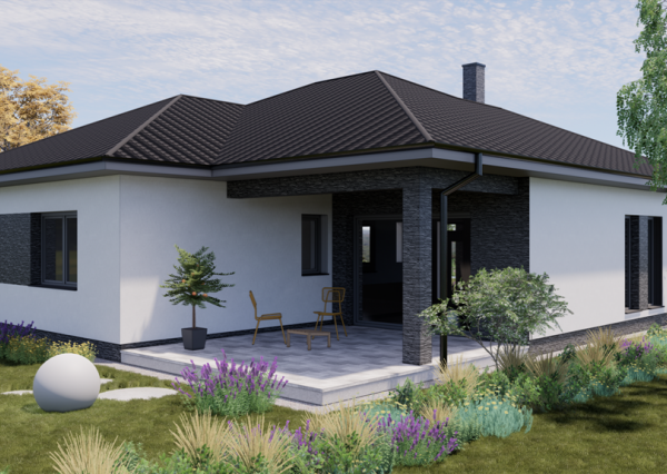 Moderný, nízkoenergetický 4i rodinný dom s terasou