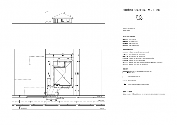 Stavebný pozemok s projektom a stavebným povolením na rodinný dom