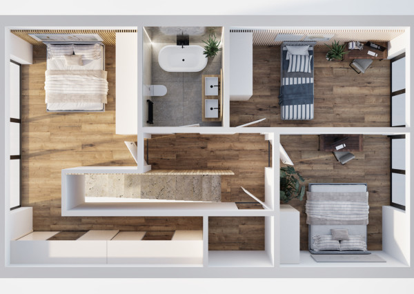 NOVOSTAVBA v štandarde – 4-izbový dom s terasou, parkovaním a nízkymi nákladmi v Kráľovej pri Senci