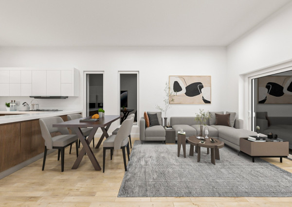 Nízkoenergetický 4-izbový rodinný dom s terasou, parkovaním a oplotením