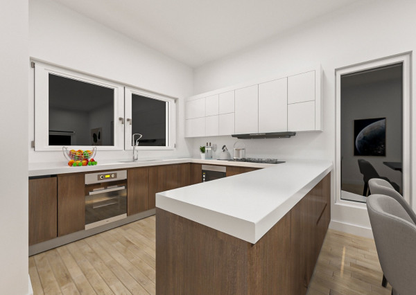 Nízkoenergetický 4-izbový rodinný dom s terasou, parkovaním a oplotením