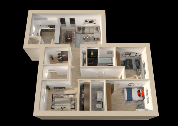 Nízkoenergetický 4-izbový rodinný dom s terasou, parkovaním a oplotením