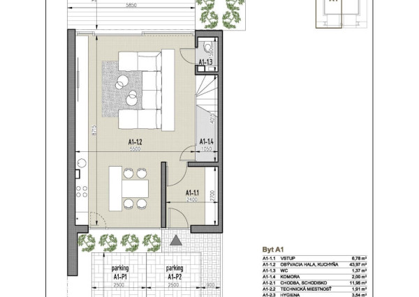 Kráľovské Bývanie - Smart A 1