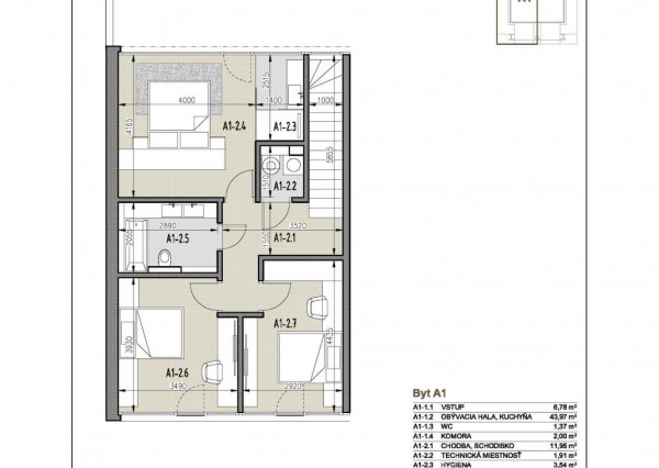 Kráľovské Bývanie - Smart A 2