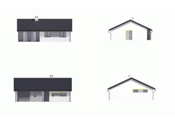 Stavebný pozemok s projektom na rodinný dom s garážou