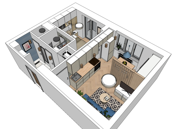 Buď prvý - Kompletne zrekonštruovaný a zariadený 1,5-izbový byt na skok od centra mesta