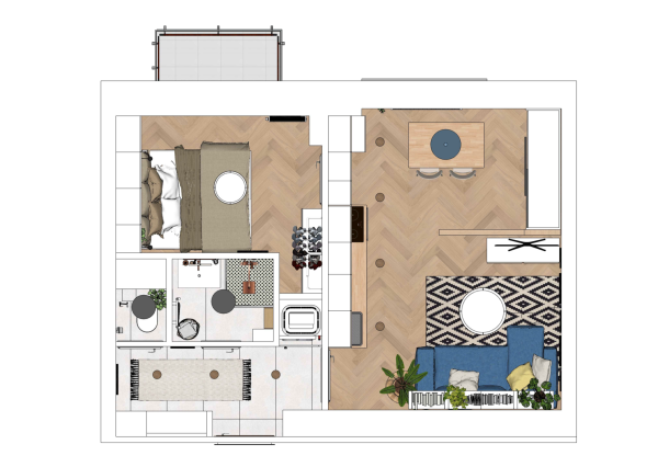 Buď prvý - Kompletne zrekonštruovaný, zariadený 1,5-izbový byt na skok od centra