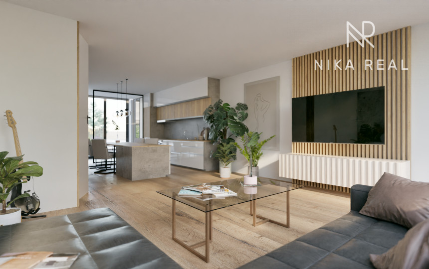 NOVOSTAVBA v štandarde – 4-izbový dom s terasou, parkovaním a nízkymi nákladmi v Kráľovej pri Senci