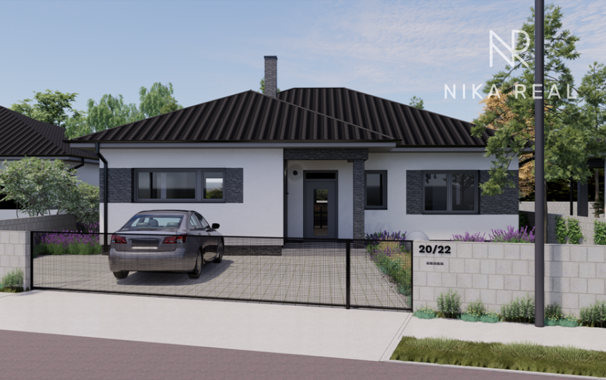 Nízkoenergetický 4-izbový rodinný dom s terasou, parkovaním a oplotením