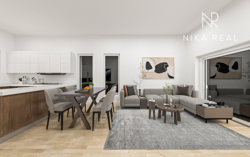 Nízkoenergetický 4-izbový rodinný dom s terasou, parkovaním a oplotením